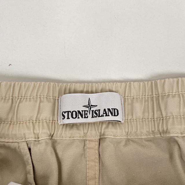 Stone Island AW 2019 Beige RE-T Fit Cargo Trousers