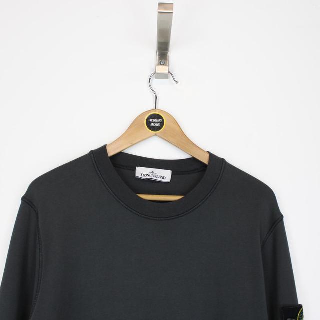 Stone Island SS 2021 Dark Grey Cotton Sweatshirt Jumper