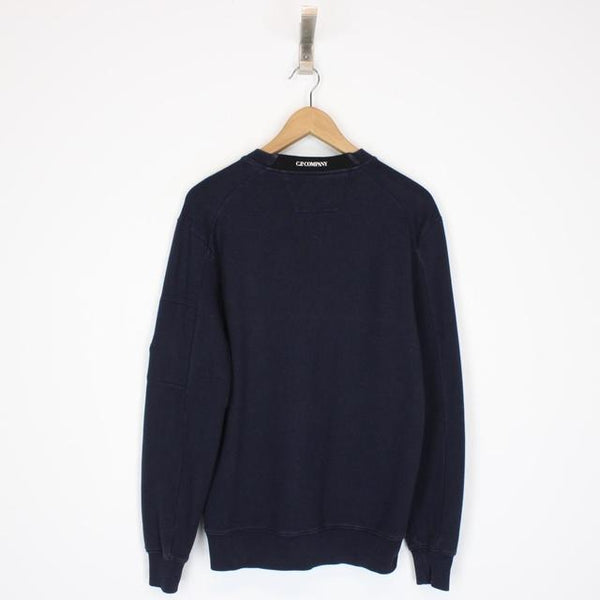 CP Company Navy Blue Goggle Sweatshirt Jumper