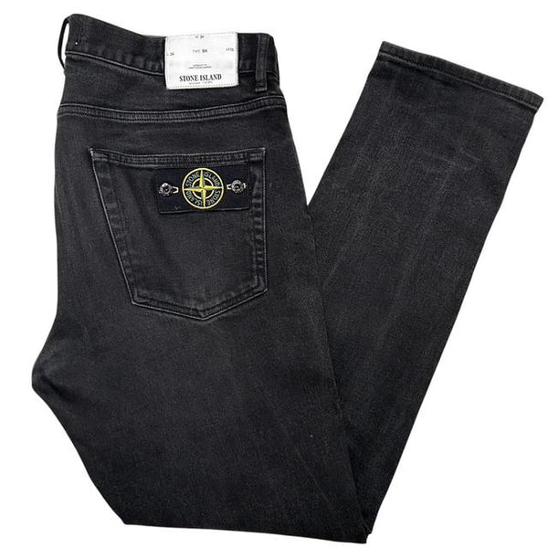 Stone Island AW 2016 Black Skinny Fit Denim Jeans