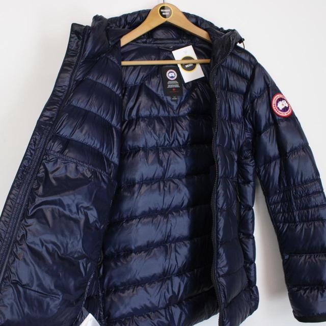 Canada Goose Black Crofton Down Hooded Puffer Jacket