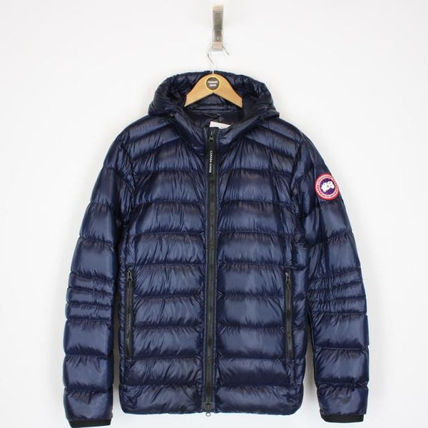 Canada Goose Black Crofton Down Hooded Puffer Jacket