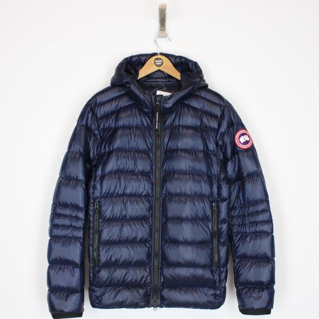 Canada Goose Black Crofton Down Hooded Puffer Jacket