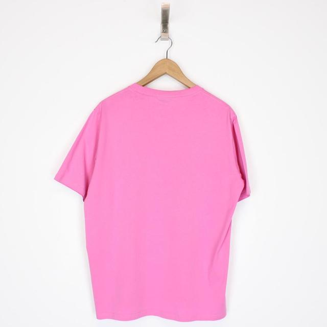 Paul Smith Zebra Badge Pink Short Sleeve T-Shirt