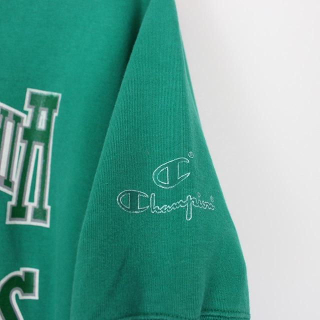 Vintage 90s Champion Philadelphia Eagles  NFL Green Short Sleeve Sweatshirt