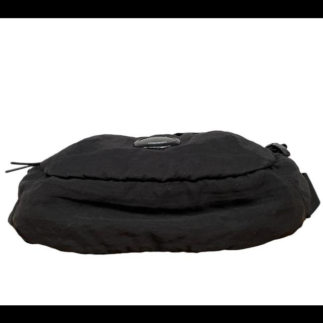 CP Company Black Nylon Lens Crossbody Bag