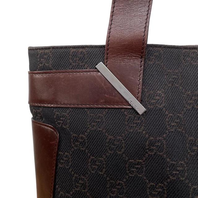 Gucci Brown GG Monogram Canvas Tote Bag