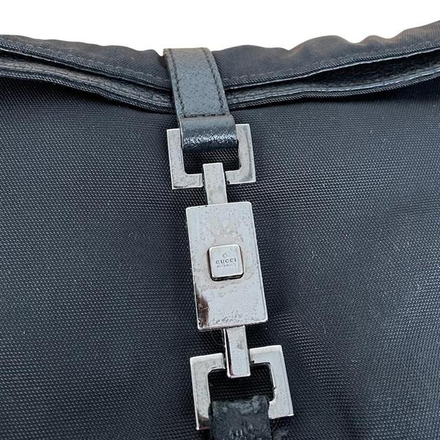 Gucci Black Jackie Nylon Shoulder Bag