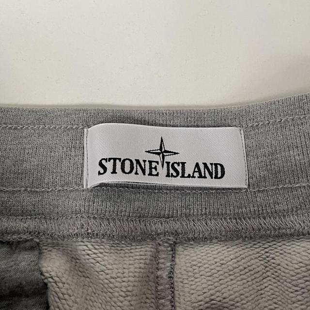 Stone Island AW 2022 Grey Cotton Tracksuit Bottoms / Joggers