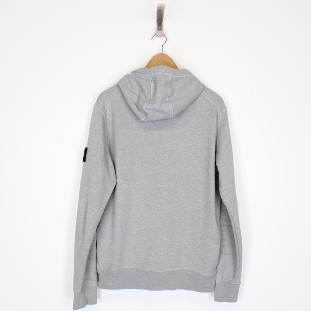 Stone Island SS 2022 Grey Cotton Hoodie Jumper