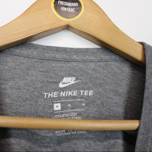 Nike Grey Short Sleeve Spellout T-Shirt