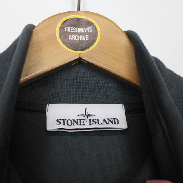 Stone Island AW 2023 Grey 1/4 Zip Sweatshirt Jumper