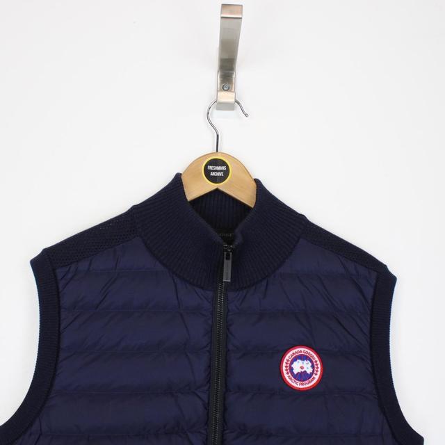 Canada Goose Hybridge Knit Navy Blue Down Gilet / Bodywarmer