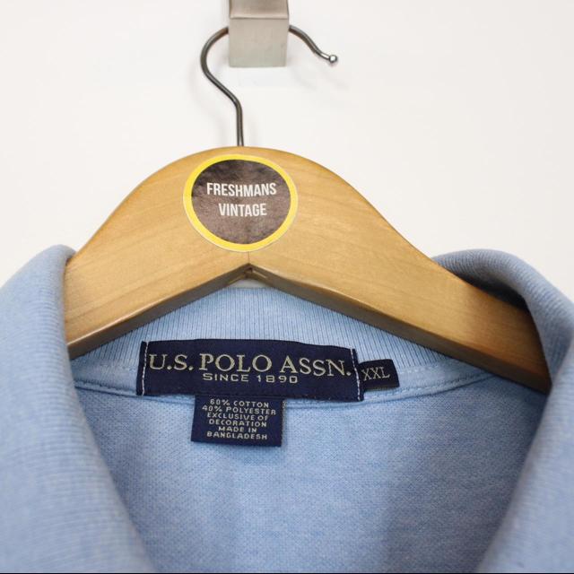 Vintage US Polo ASSN Light Blue Short Sleeve Polo Shirt