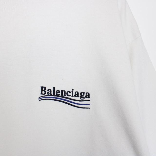 Balenciaga Political Campaign White Short Sleeve T-Shirt