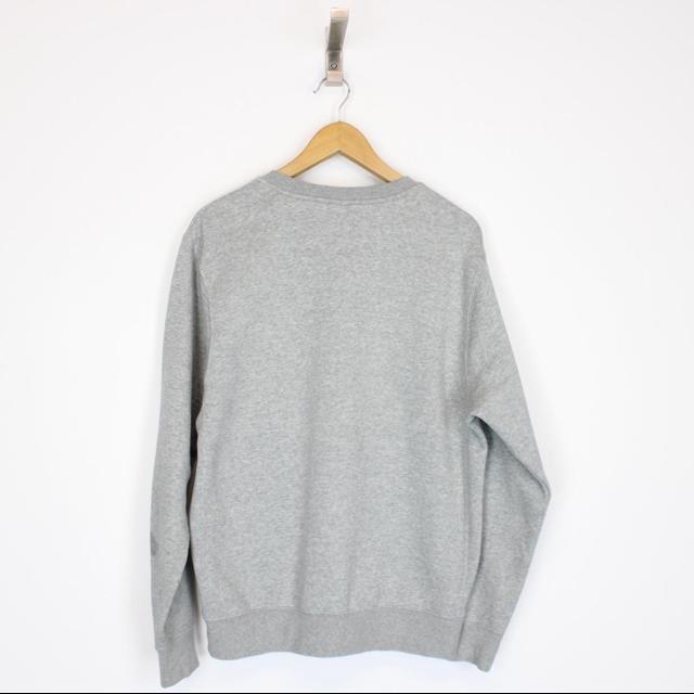 Nike Club Grey Crew Neck Spellout Sweatshirt Jumper