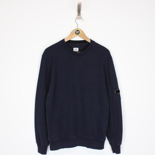 CP Company Navy Blue Goggle Sweatshirt Jumper