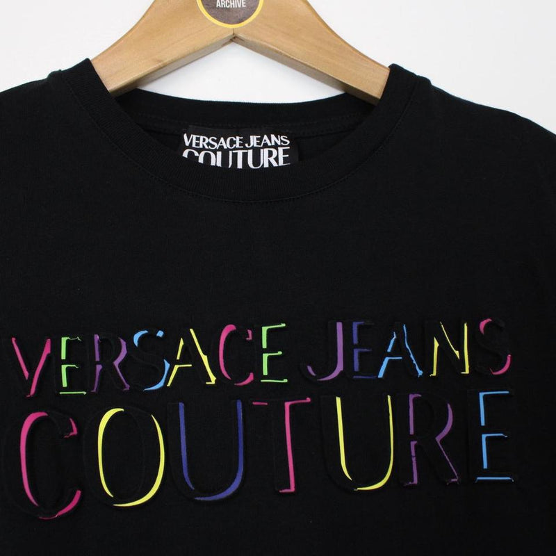 Versace Jeans Couture Rainbow Logo T-Shirt Small – Freshmans Archive