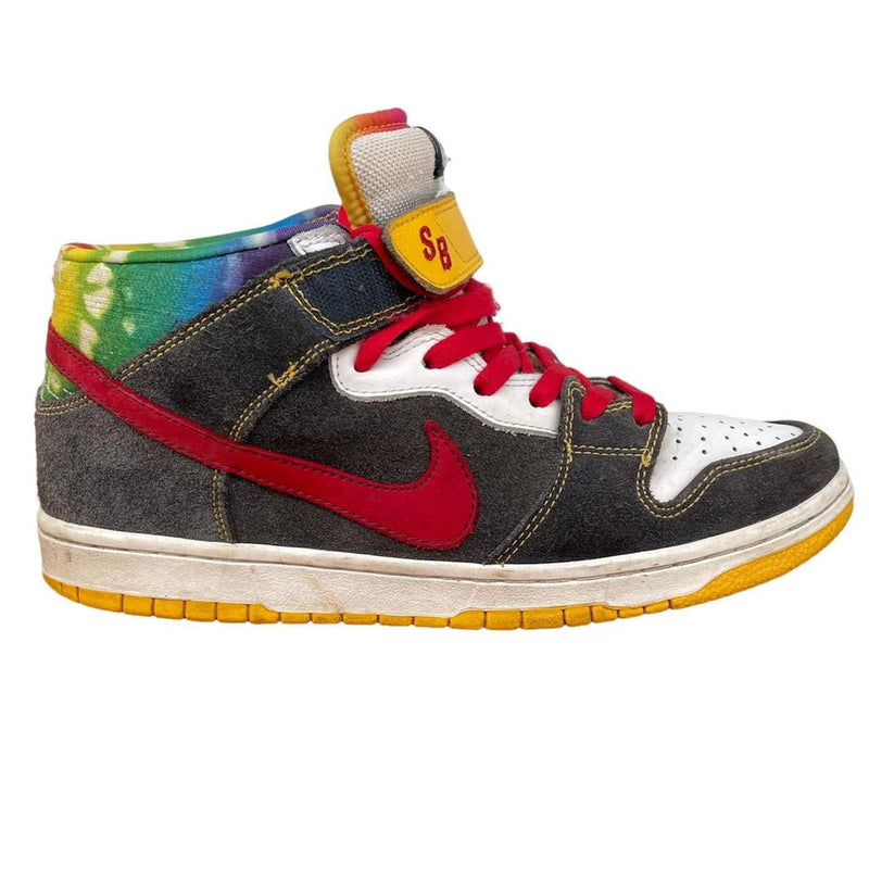 Nike 2008 SB Dunk Mid Pro Tie Dye Trainers UK 9