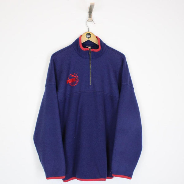 Vintage Puma Fleece Jumper XL