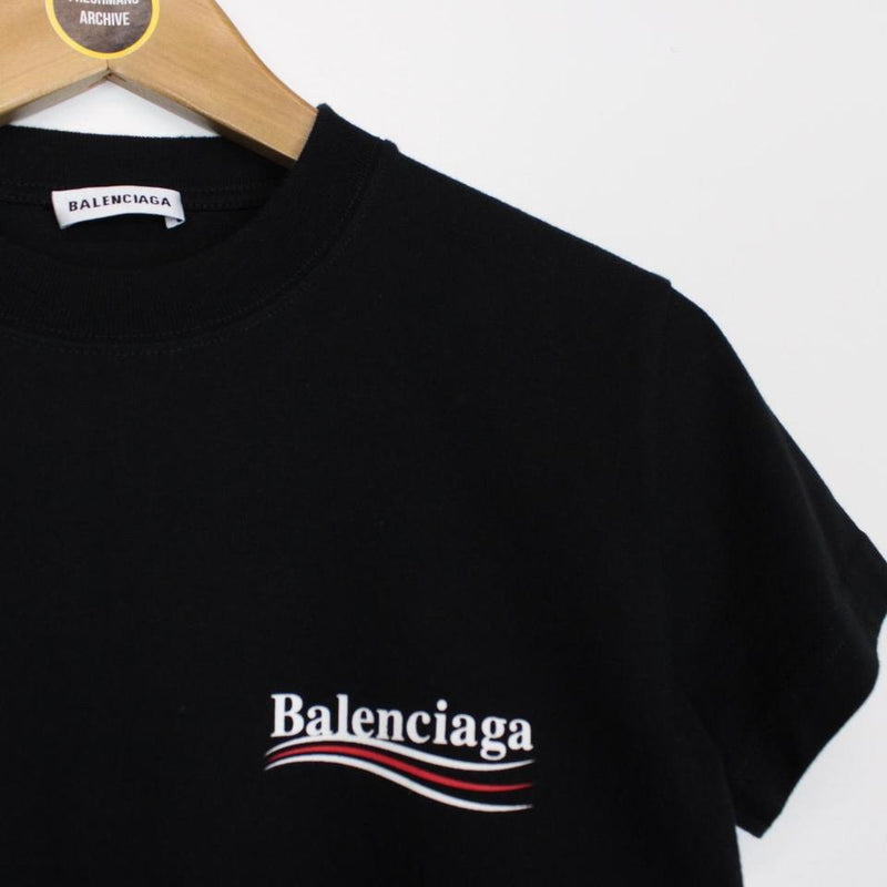 Tshirt Balenciaga Black size S International in Cotton  31690812