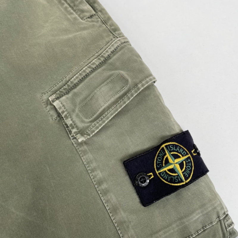 Stone Island AW 2021 Green RE-T Fit Cargo Trousers Small