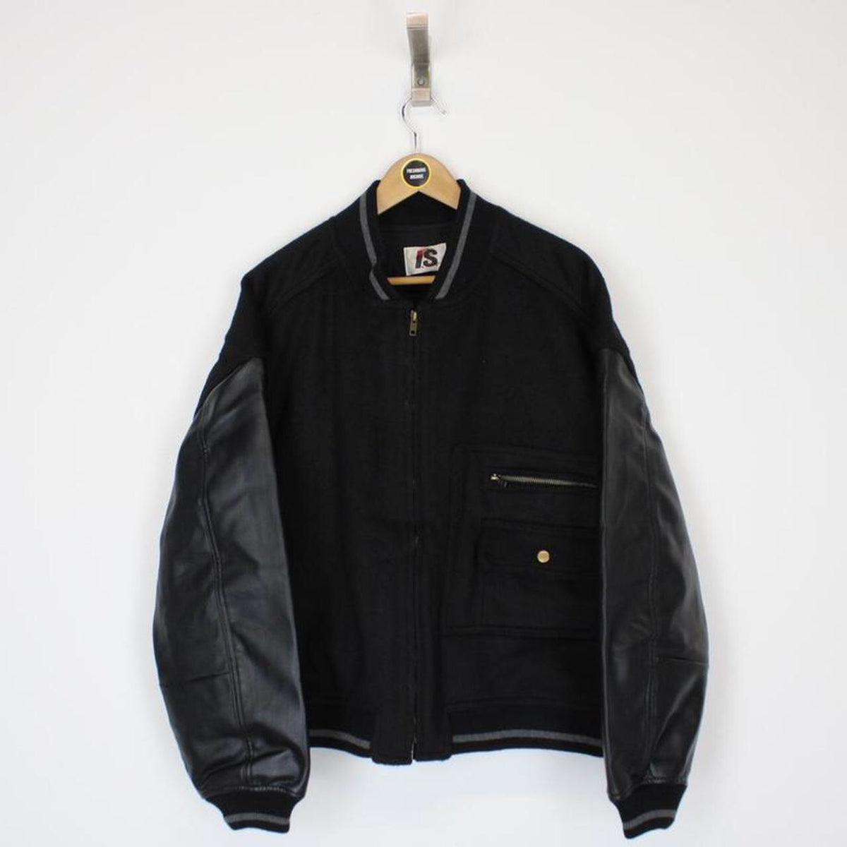 80s issey miyake ゆるまっ archive leather jacket